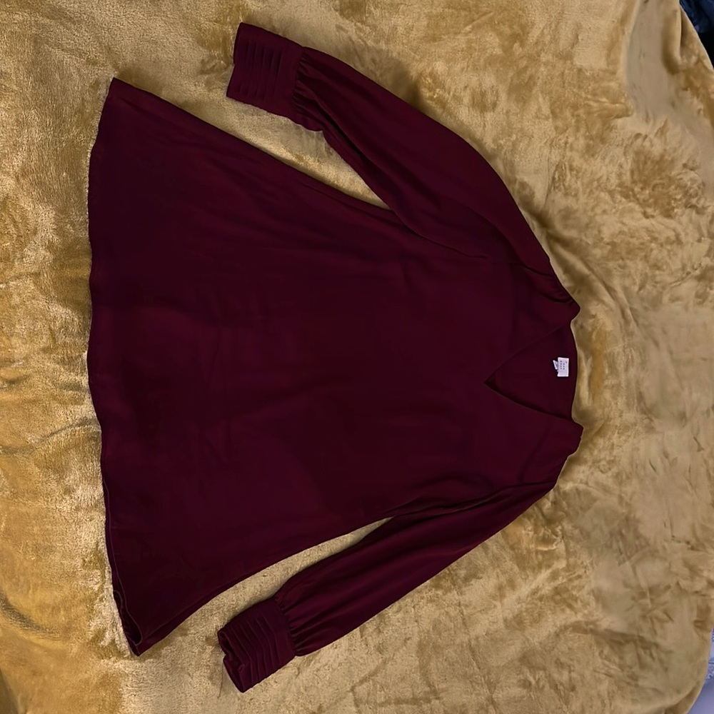 A New Day Dress- XS- Maroon